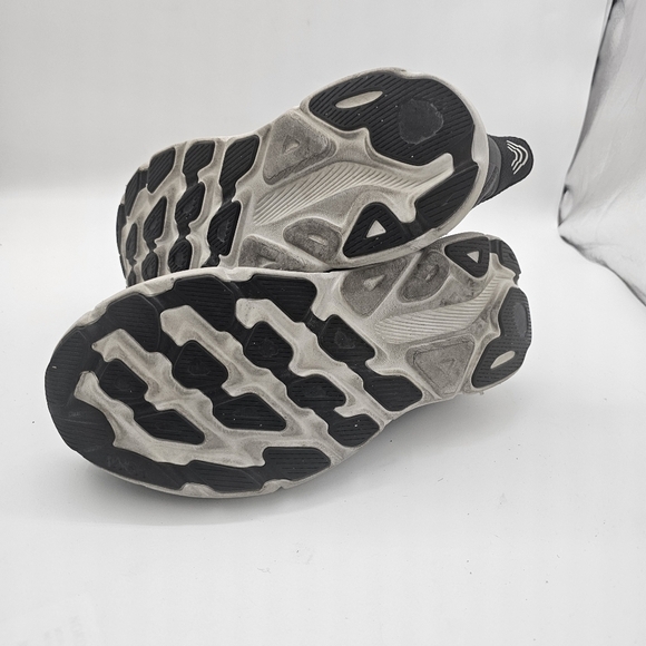 Hoka Clifton 9 Mens Wide Black Running Shoes Size 12D Preowned - Picture 8 of 11